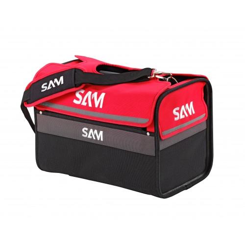 CAISSE À OUTILS TEXTILE À FERMETURE ZIPPÉE ET SCRATCH - 30 LITRES SAM OUTILLAGE