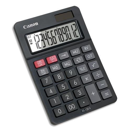 CALCULATRICE DE BUREAU CANON 12 CHIFFRES AS-120 II