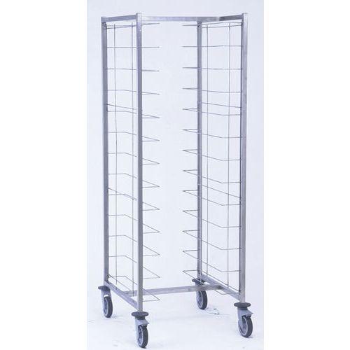 CHARIOT DE CAFÉTÉRIA 2 X 12 NIVEAUX ENTRÉE SENS LONGUEUR