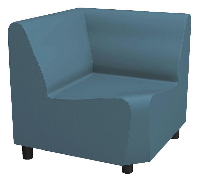 CHAUFFEUSE D\'ANGLE 90° IZARI ENDUIT PVC M1 PÉTROLE - MANUTAN COLLECTIVITÉS