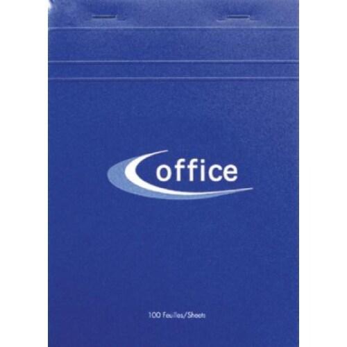 Clairefontaine Lot de 5 Bloc Office format 148x210, 100 feuilles agrafées 56 g/m² détachables, quadrillé 5x5 - 3210330158556_0