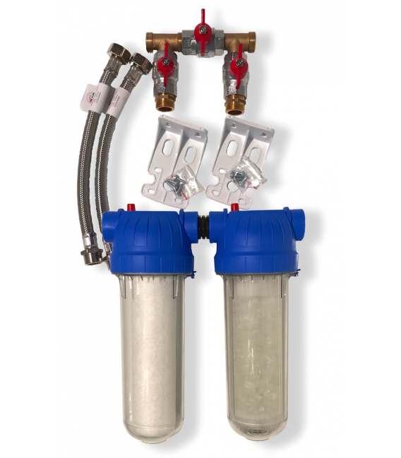 Combine antitartre filtration avec bypass - twin-filtre bypass_0