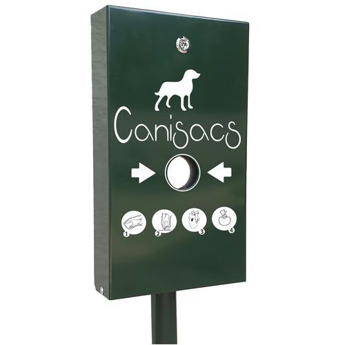 DISTRIBUTEUR DE 500 SACS CANINS VERT 6009 - MANUTAN EXPERT