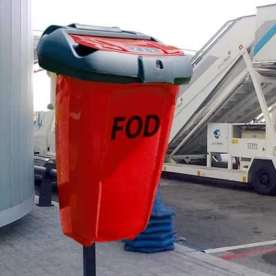 FOD 50 - Poubelle publique Glasdon - 50 litres avec goulotte sécurisée et ossature en acier inoxydable_0