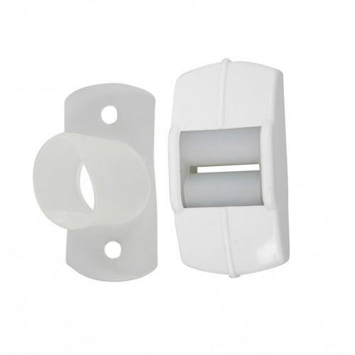 GUIDE DE SANGLE DESIGN POUR VOLET ROULANT - POSE VERTICALE - BLANC TORBEL