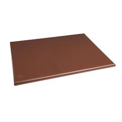Planche Polyéthylène 600 x 450 mm Marron Haute Densité - Hygiplas - marron plastique J041_0