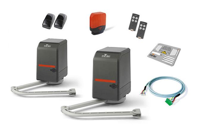 Kit motorisation pour portail battant 24v 200kg - cardan - kt-bltow24 - 751177_0