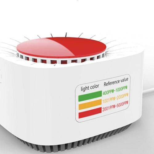 Kokoon - Mesureur et détecteur de CO2 avec alarme sonore et variation de couleur selon le taux de CO2_0