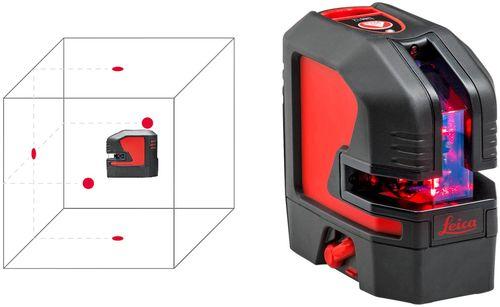 Niveau laser 5 points rouge - portée 30m - Leica Geosystems LEILinoP5_0