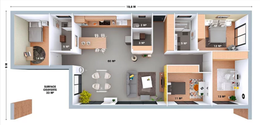 Maison à ossature en bois IGC Bois