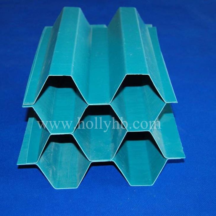 Média de décanteur - médias de filtration d'eau - Yixing Holly Technology - traitement des eaux usées avec clarificateurs en plastique PP/PVC_0