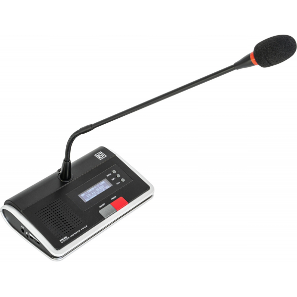 Micro pupitre de conférence président - haut-parleur intégré - BST HTX-38C - batterie Lipo - écran digital - UHF 610-665MHz_0