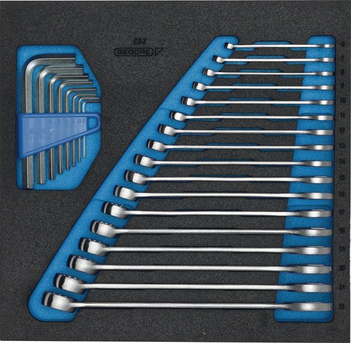 Module à outils 1500 CT2-7 - 25 pièces - clés polygonales et mâles GEDORE (Module 2/3)_0
