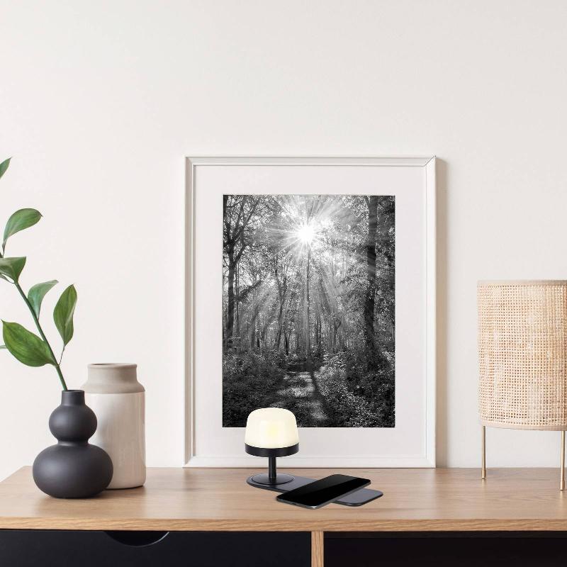 NOWA GMBH LAMPE À POSER À BATTERIE LED ADAM, NOIRE