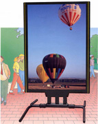 Panneaux d'affichage sur ressorts - Grande taille_0