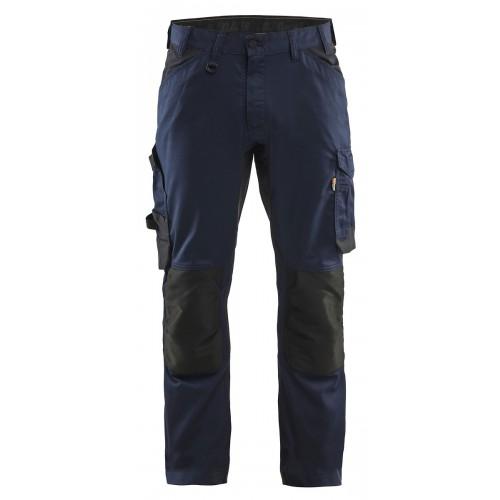 PANTALON DE TRAVAIL STRETCH 2D/4D MULTIPOCHES AVEC POCHES GENOUILLÈRES - TAILLE 50 BLAKLADER