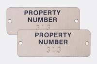 PLAQUES DE FIRME EMBOSSÉES STANDARDS