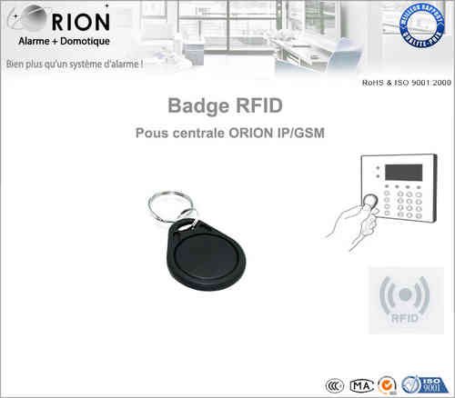 Porte clés et badge rfid - orion ip - dimensions 27 mm_0