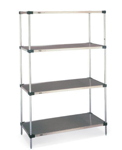 Rayonnage de stérilisation fixe - Hygirack - étagères pleines en inox pour arsenaux stériles et blocs opératoires_0