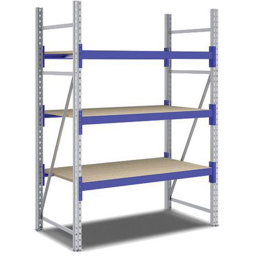 KIT RAYONNAGE DÉPART 2000X1350X800 MM 3 NIVEAUX 1200 KG - BITO