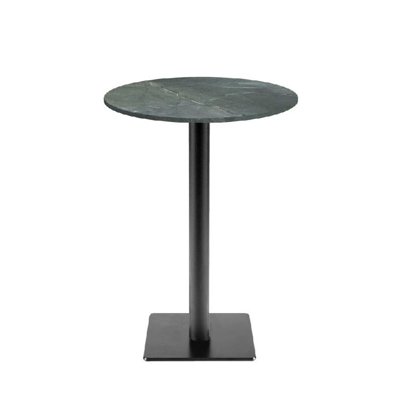 RestooTab - Mange-debout Milan T Ø50cm décor marbre jade - vert fonte TB-MITFF-R50M-MB.JAD_0