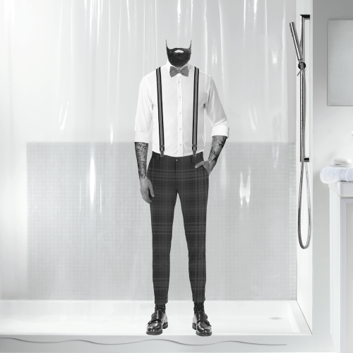 RIDEAU DE DOUCHE - PEVA - 180X200CM - DANDY SPIRELLA
