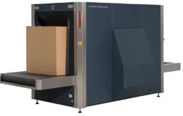 Scanner de marchandises en vrac à rayons X compact - HI-SCAN 100100V - Dimensions tunnel 100 x 100 cm pour haute sécurité_0