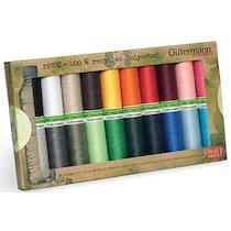 GÜTERMANN SET DE FILS À COUDRE RPET, 'COULEURS BASIQUES'