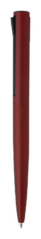Stylo à bille en aluminium recyclé - couleur métallisée mate - encre bleue - bordeaux - 18g_0
