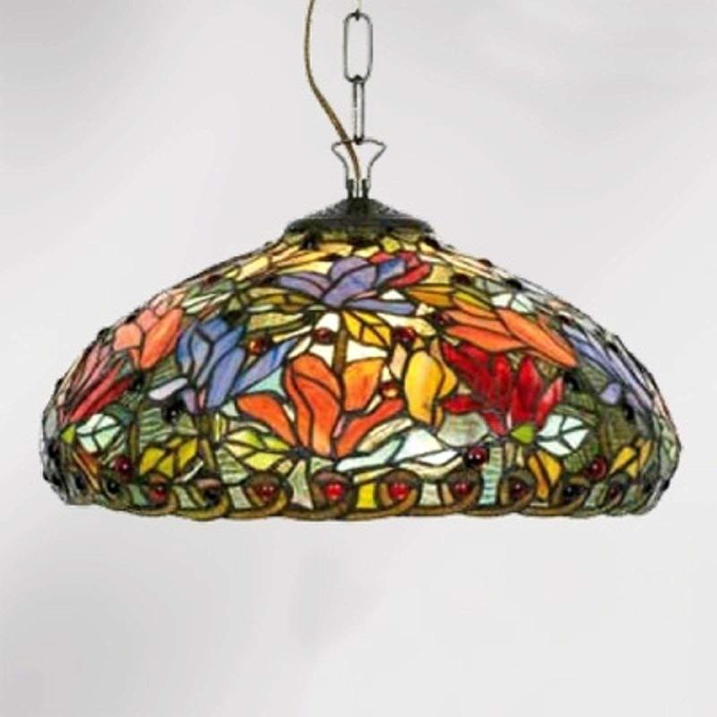 ARTISTAR SUSPENSION ELAINE STYLE TIFFANY À 1 LAMPE
