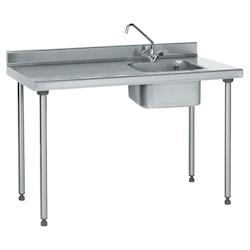 Tournus Equipement Table inox du chef adossée longueur 1600 Tournus - 404865 - plastique 404865_0