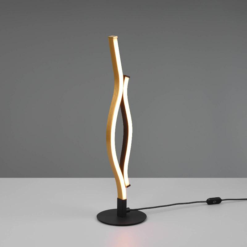TRIO LIGHTING LAMPE DE TABLE LED BLAZE, CCT, VARIATEUR À CAPTEUR, LAITON