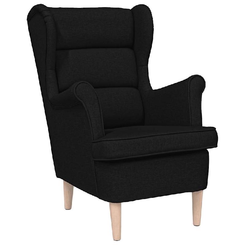 VidaXL Fauteuil noir 74x84x100 cm tissu Modèle Nervelion - 4016897_0