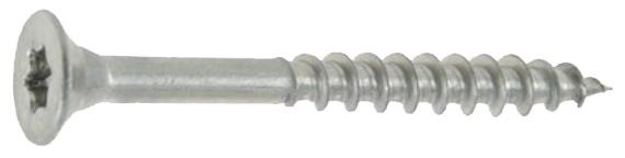 VIS À BOIS AGGLOMÉRÉS TÊTE FRAISÉE TORX INOX A2 4,5X40/24 BOÎTE DE 200 - ACTON - 623094,5X40/24