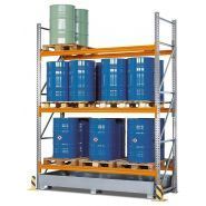 203255W - Rayonnage pour palettes PR 27.37 - 9 palettes EURO ou 6 palettes chimie - Élargissable individuellement_0