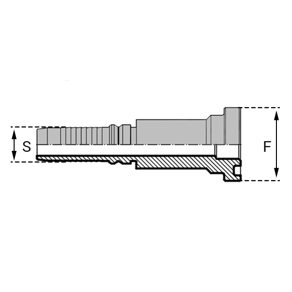 3000 PSI - Série Légère - Double accrochage - Droit (SFL-IN) - 16 , 1