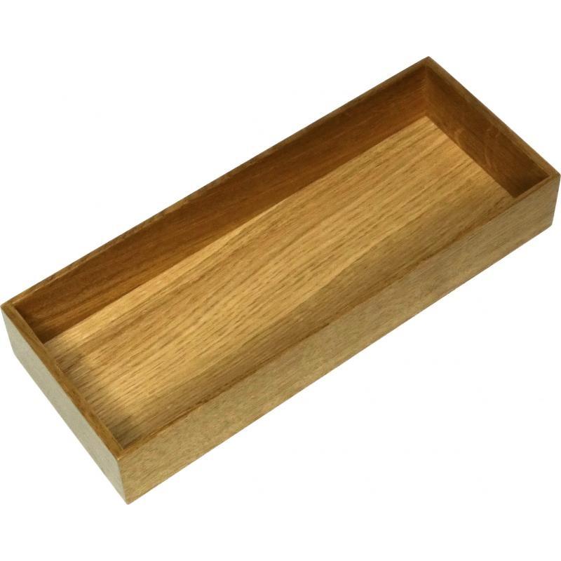 Boîte de rangement bois fineline  300 x 1175 x 49 mm  finition chêne clair_0