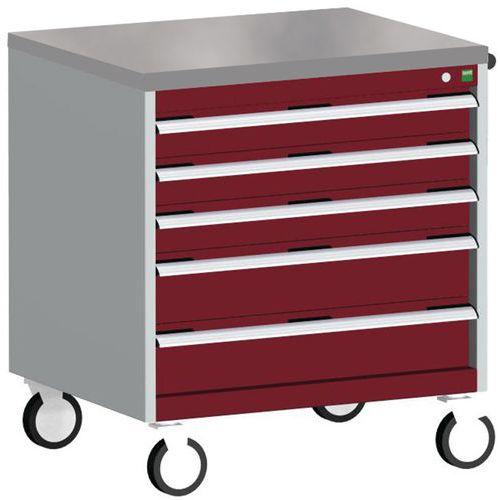 BOTT 1 ARMOIRE À TIROIRS ROULANTE CUBIO SLR-867-5.3 - BOTT