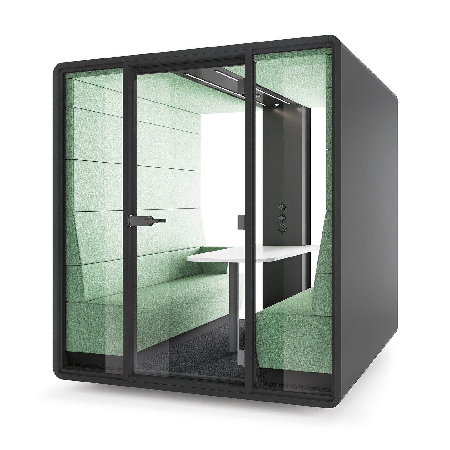 Cabine de réunion acoustique compacte pour environnements professionnels_0