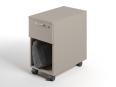 Caisson mobile QUILO Slim avec tiroir et niche - Tortoreto_0