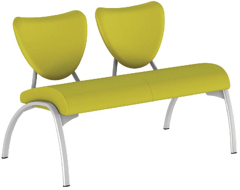 CHAUFFEUSE AINHOA 2 PLACES PIÈTEMENT GRIS ENDUIT PVC COLORIS ANIS - MANUTAN COLLECTIVITÉS