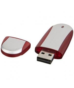 CLÉ USB OVALE 16 GB - ARGENTÉ - CLÉS USB PUBLICITAIRES PERSONNALISÉES