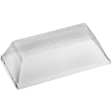 COUVERCLE PLASTIQUE SOLIA GIVRÉ POUR ASSIETTE DIAMANT 19.5 X 19.5 CM (VENDU PAR 1000)