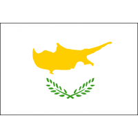 DRAPEAU CHYPRE : DIMENSIONS - 60 X 90 CM