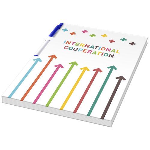 Ensemble conférencier Essential - Bloc-notes A5 50 feuilles et stylo intégré - Couverture rigide 350 g/m²_0