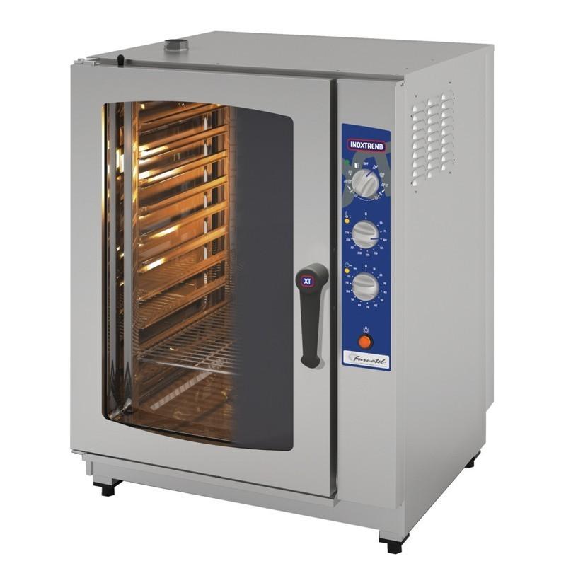 Four électrique mixte à injection directe 11 x GN 2/1 XT compact 23kW Inoxtrend Furnotel_0
