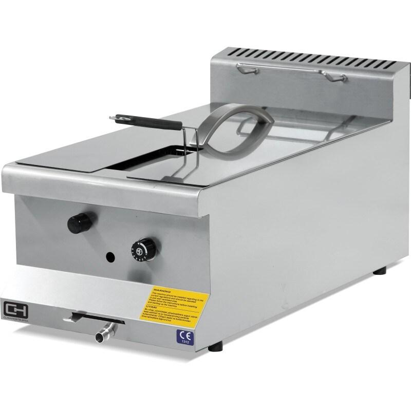 Friteuse à gaz de table 10 litres 4,34 kW 400x635x285h mm EMP6FE010 Line 600 Istanbul - EMP6FG010_0