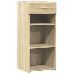 HELLOSHOP26 - Buffet bahut commode armoire en bois d'ingénierie - Rangement cuisine/salon - 40 x 42,5 x 93 cm - Chêne sonoma_0