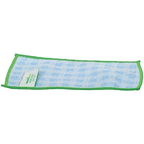 LAVETTE EN MICROFIBRE DOUBLE USE - 31 X 31 CM - BLEU - GREENSPEED