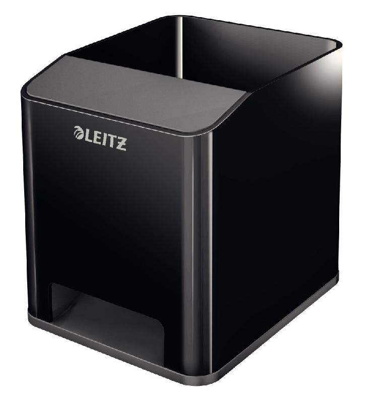 LEITZ Pot à crayons Dual, en polystyrène coloris noir - noir 53630095_0